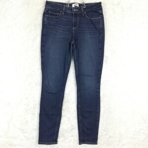 Paige Womens Jeans Verdugo Ankle Skinny Blue Denim Palmo Dark Wash Mid Rise 29